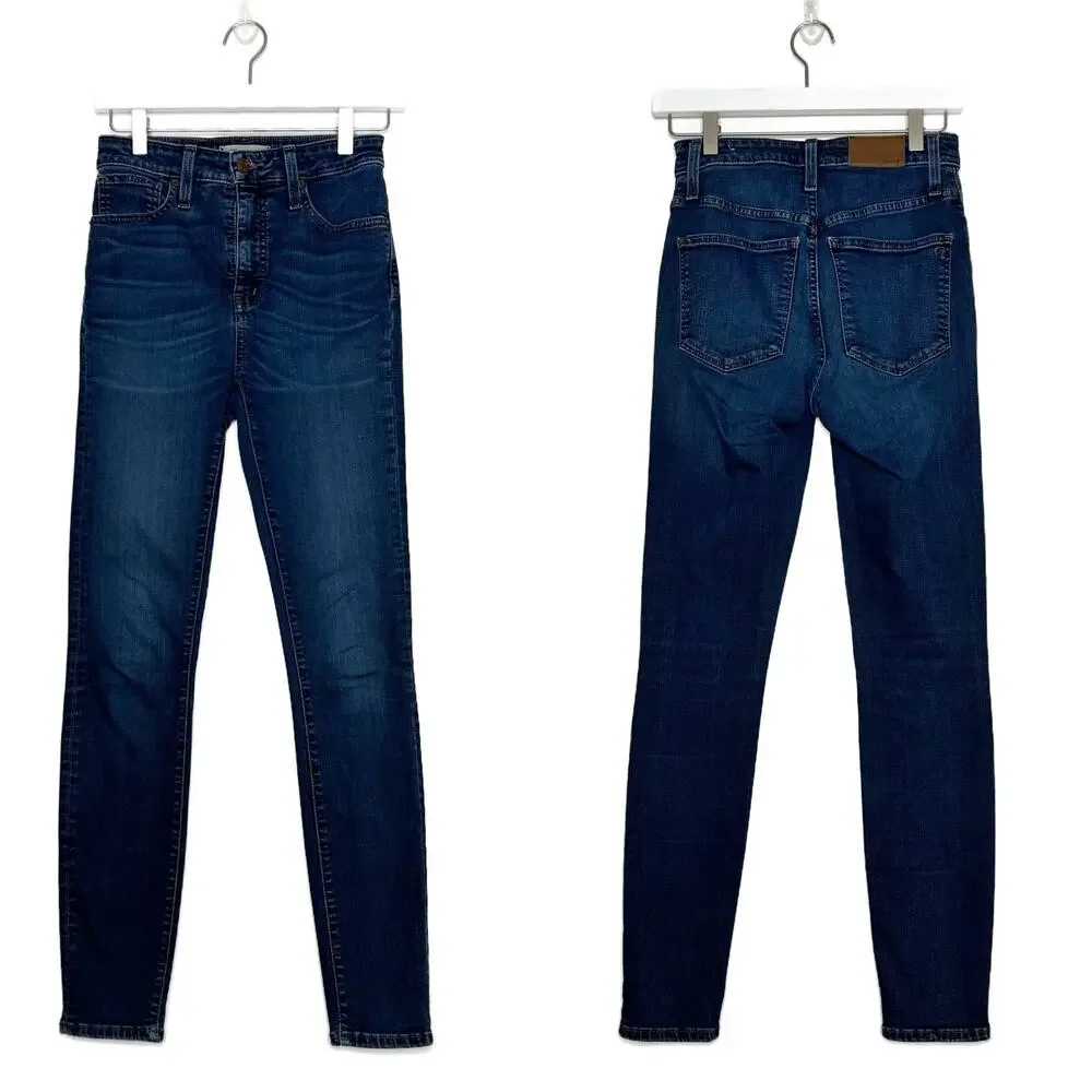 Madewell Curvy High-Rise Skinny Jeans Womens 25 x 28
